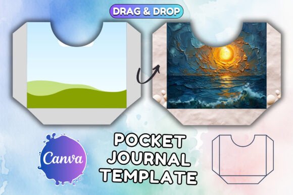 Download Pocket Template Junk Journal Folio - Premium Resources