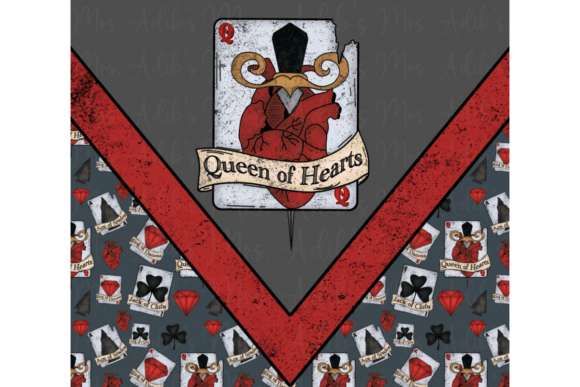 Download 20oz Queen of Hearts Tumbler Wrap - Premium Resources