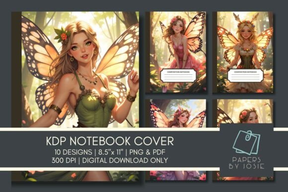 Download Fairy Goddess KDP Notebook Cover - Premium Resources